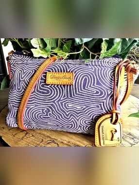 Dooney & Bourke Doodle Pattern Mini Crossbody Pouchette